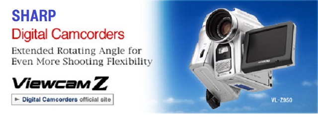 SHARP ViewcomZ mini DV デジタルビデオカメラ VL-Z950-Tノーブル