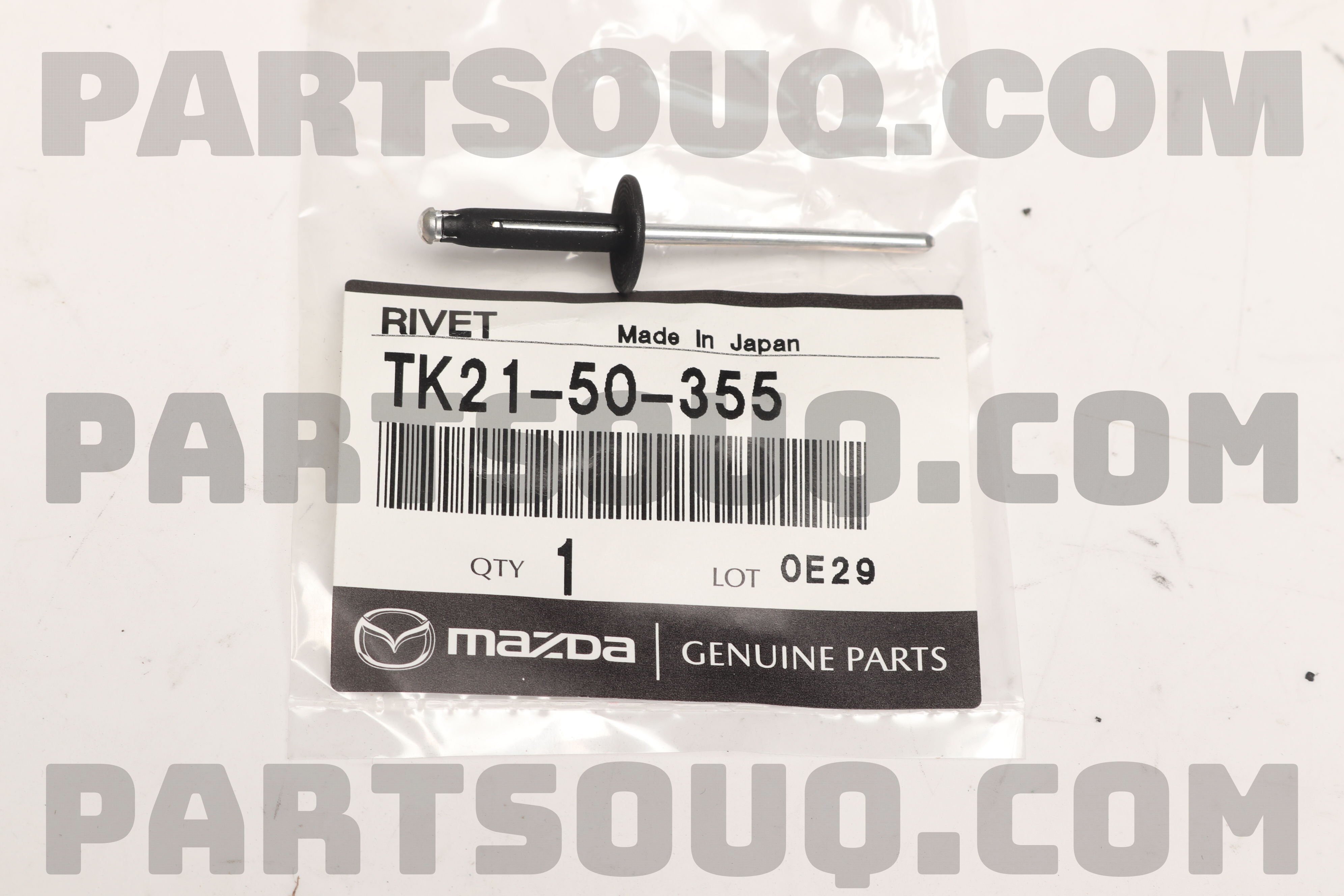 RIVETS FRT BUMPER TK2150355 | Mazda Parts | PartSouq