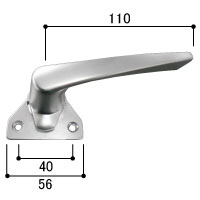 2×4住宅すべり出し窓カムラッチハンドル HHJ-0788 【交換要領書付