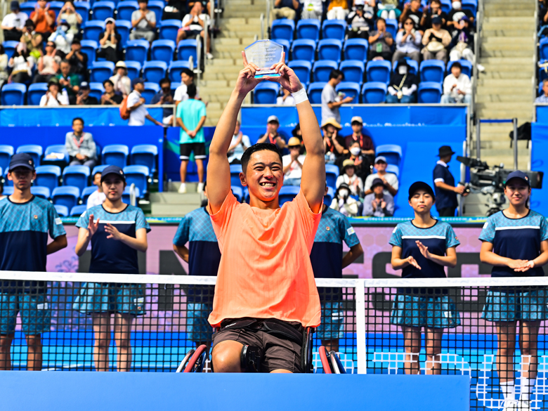 世界ランキング1位の小田凱人が木下グループジャパンオープン3連覇