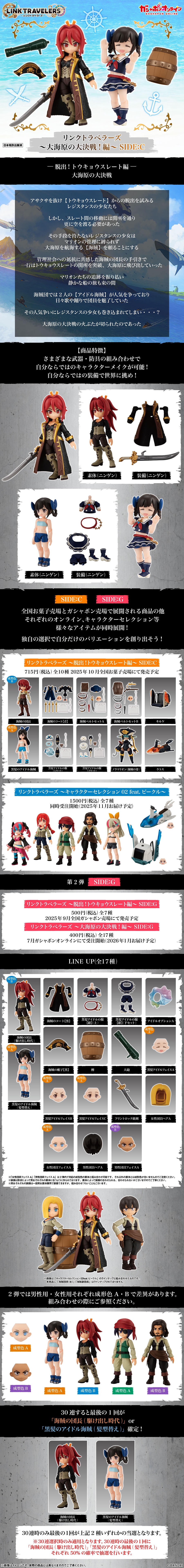 リンクトラベラーズ～大海原の大決戦！編～SIDE:C | ナムコパークス
