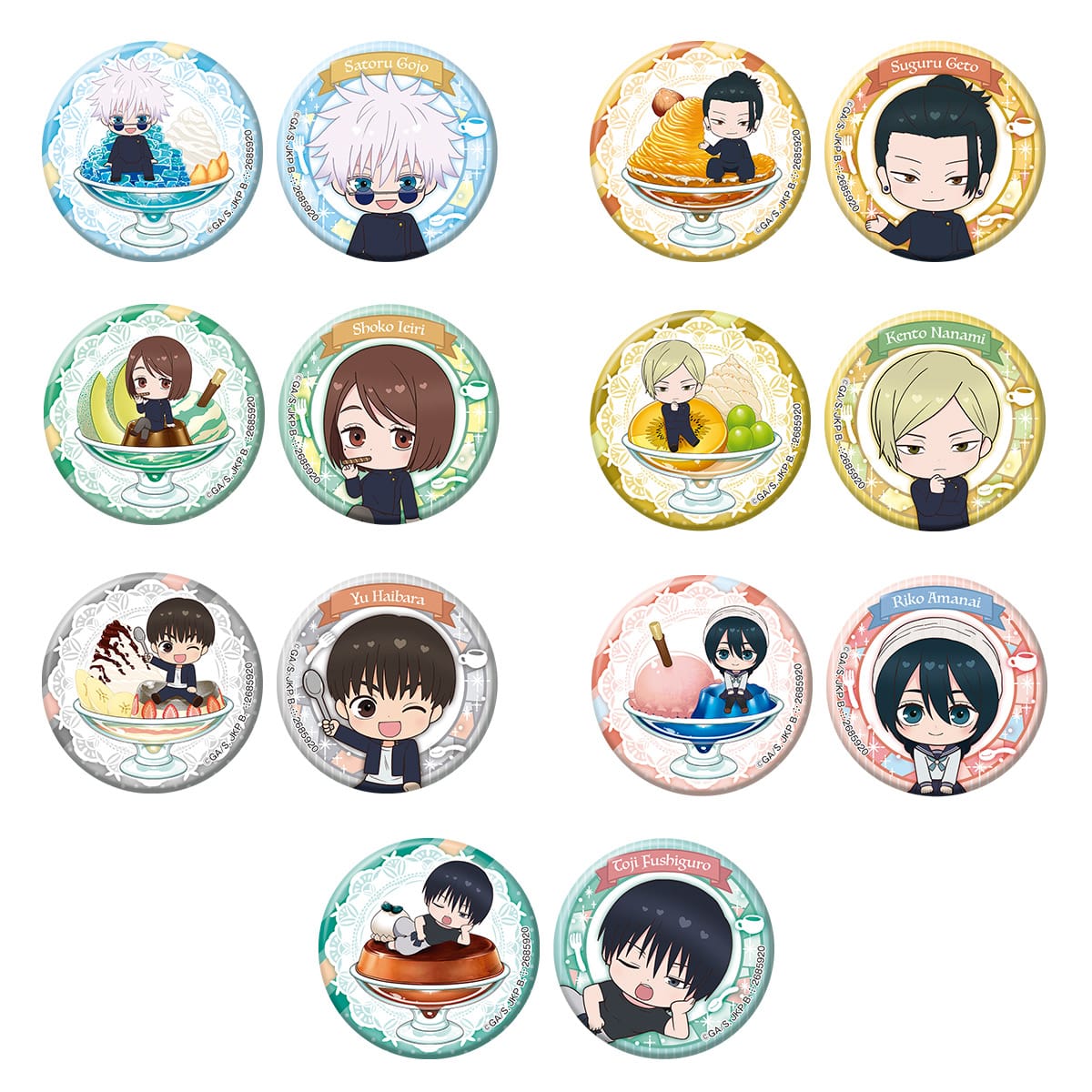 呪術廻戦 ぷにとっぷ♡ パフェのるあそーとvol.2 | ナムコパークス