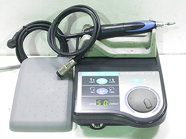 美品 MICROMOTOR LM-III NSKハンドピース付き 美品 MICROMOTOR LM-III