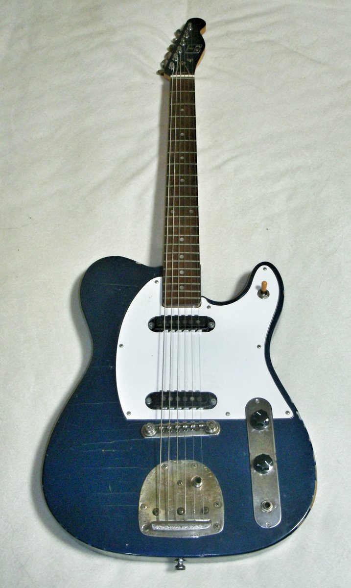 Guyatone LG-20 ('68?~'72?) ネック調整完了。レギュラーで弾ける弦高