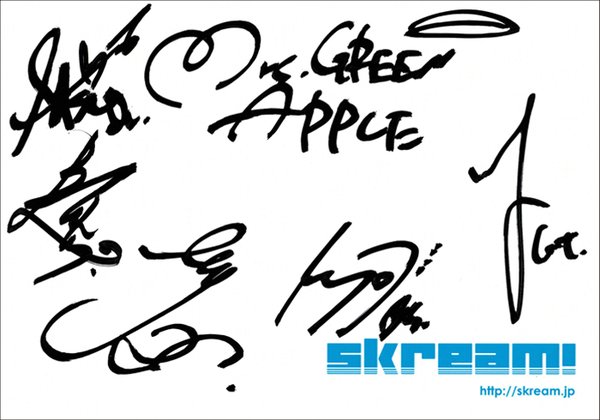 フォロー＆RTで応募】Mrs. GREEN APPLEのサイン色紙をプレゼント。2016