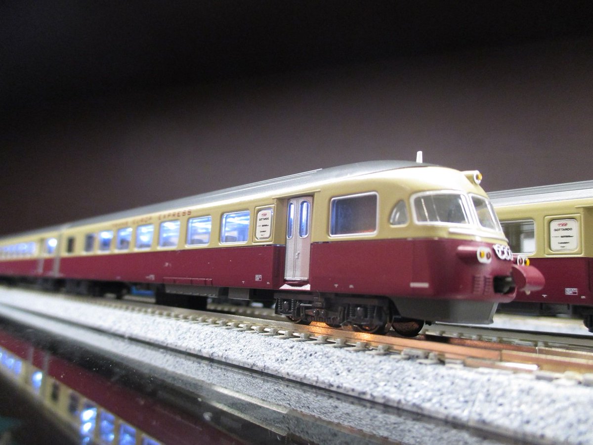 世界の車両から】SBB RAeⅡゴッタルド6両セット室内灯付￥44,000(税抜