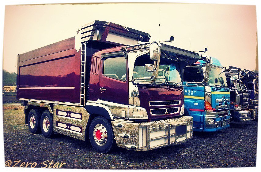 デコトラ、スーパーグレート、デカ箱ダンプ、1／32、