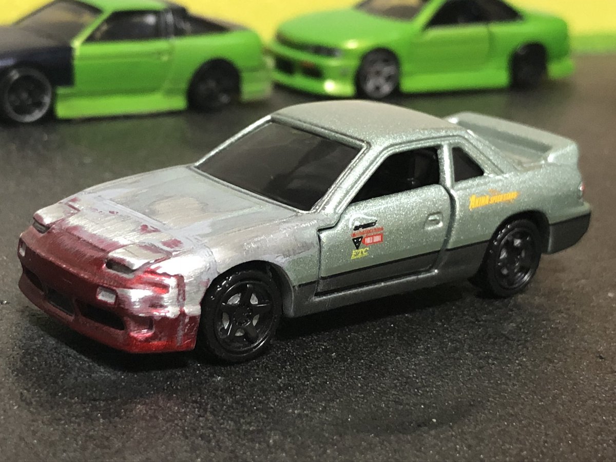 トミカ改造 #ドリ車 #シルビア #180sx #ホットウィール ホットウィール