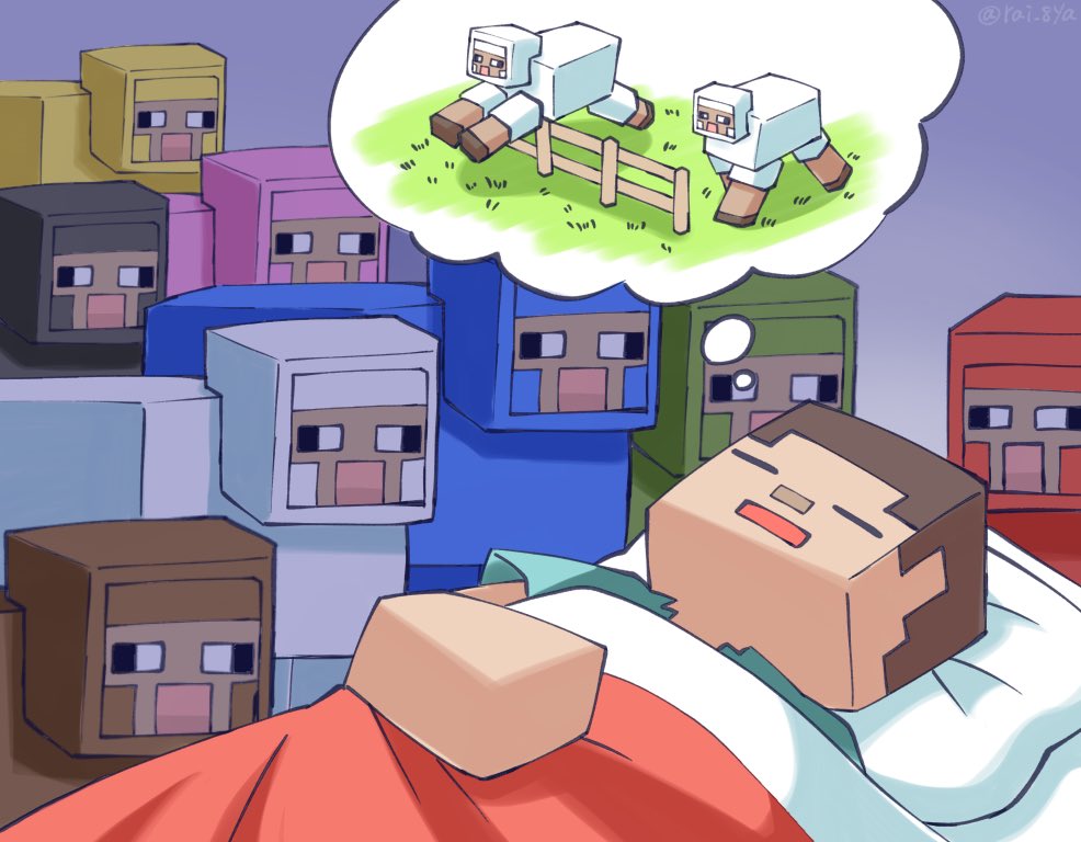 マイクラ 羊が一匹二匹…