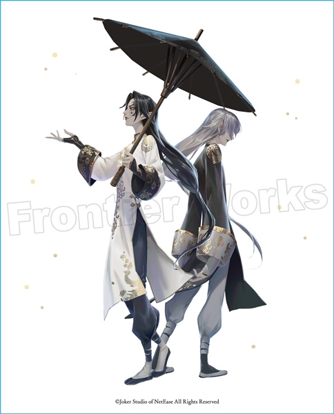 キャンバスボード IdentityV 第五人格 白黒無常