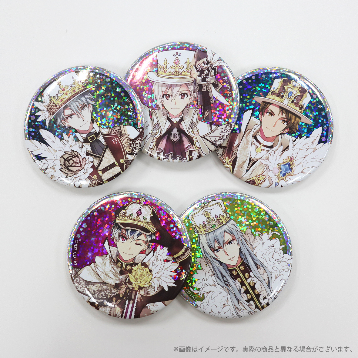 5thイベントグッズ紹介】 「キラキラ缶バッジ(全16種・ランダム)」各