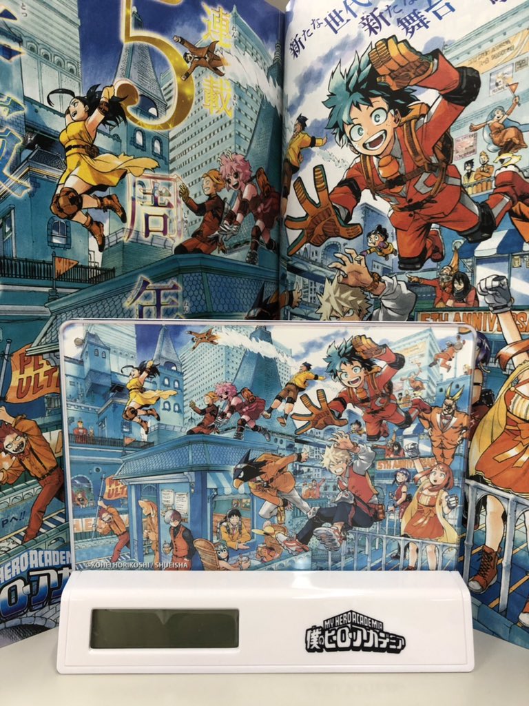 ホタテ】ヒロアカ複製原画第5・6回人気投票結果発表記念巻頭カラー