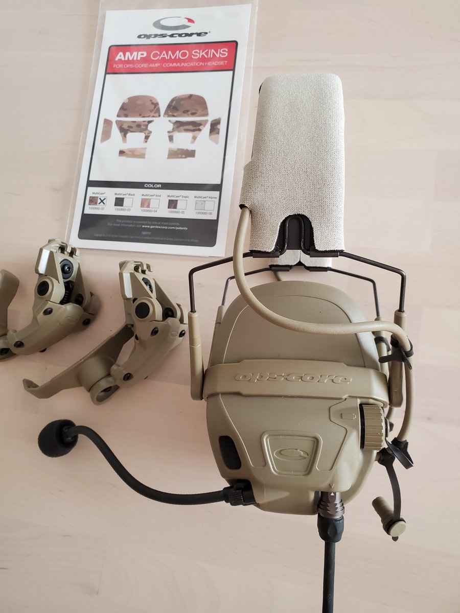 OPS-CORE AMP ヘッドセットの実物届いた！ COMTAC III よりも圧倒的に