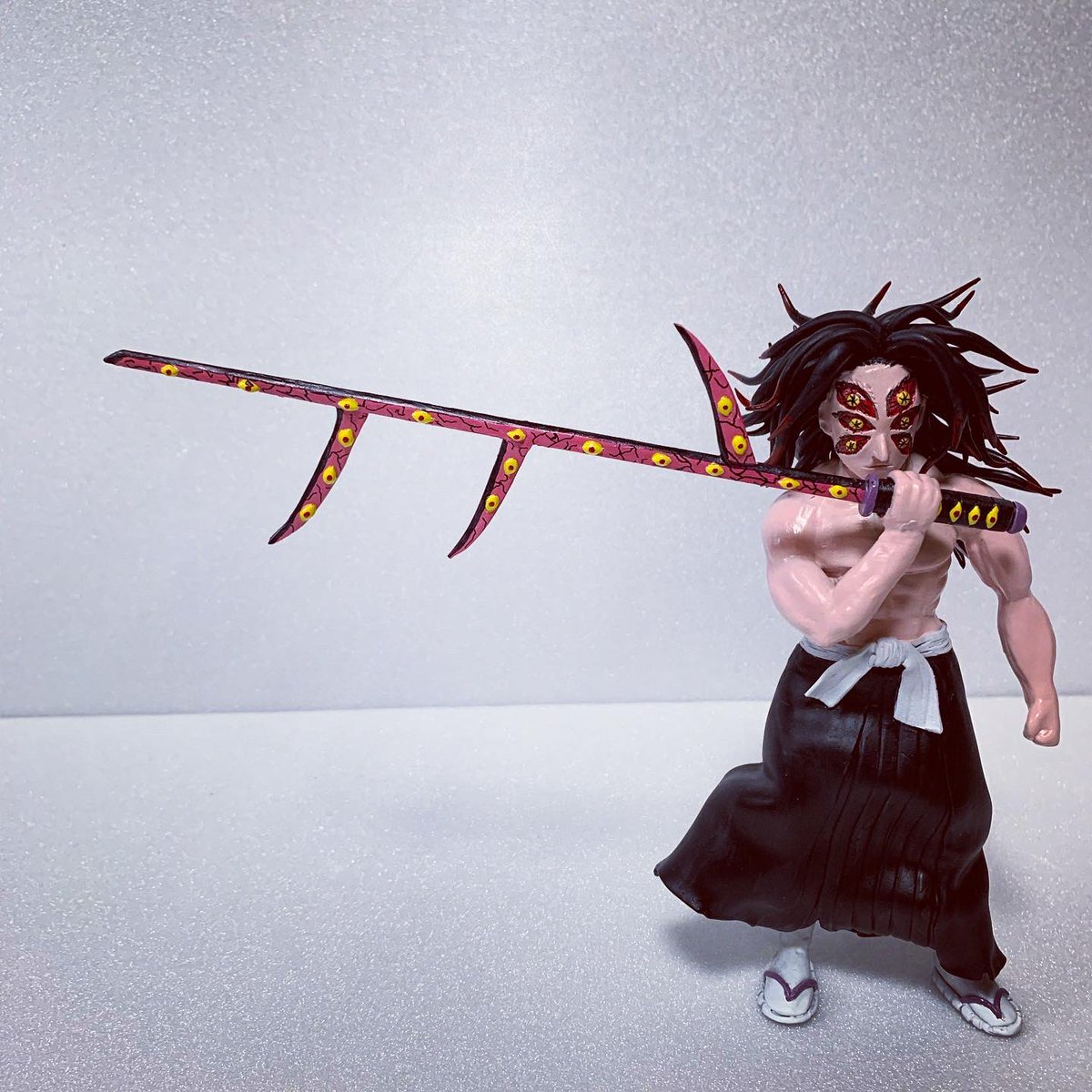 黒死牟 こくしぼう作ってみた。 #黒死牟#こくしぼう#鬼滅の刃#少年