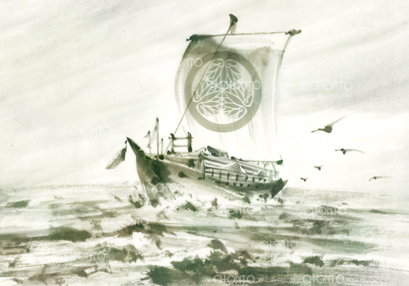 江戸時代の船（元禄頃） 仙石船とか北前船など。小舟で荷物を積んだり