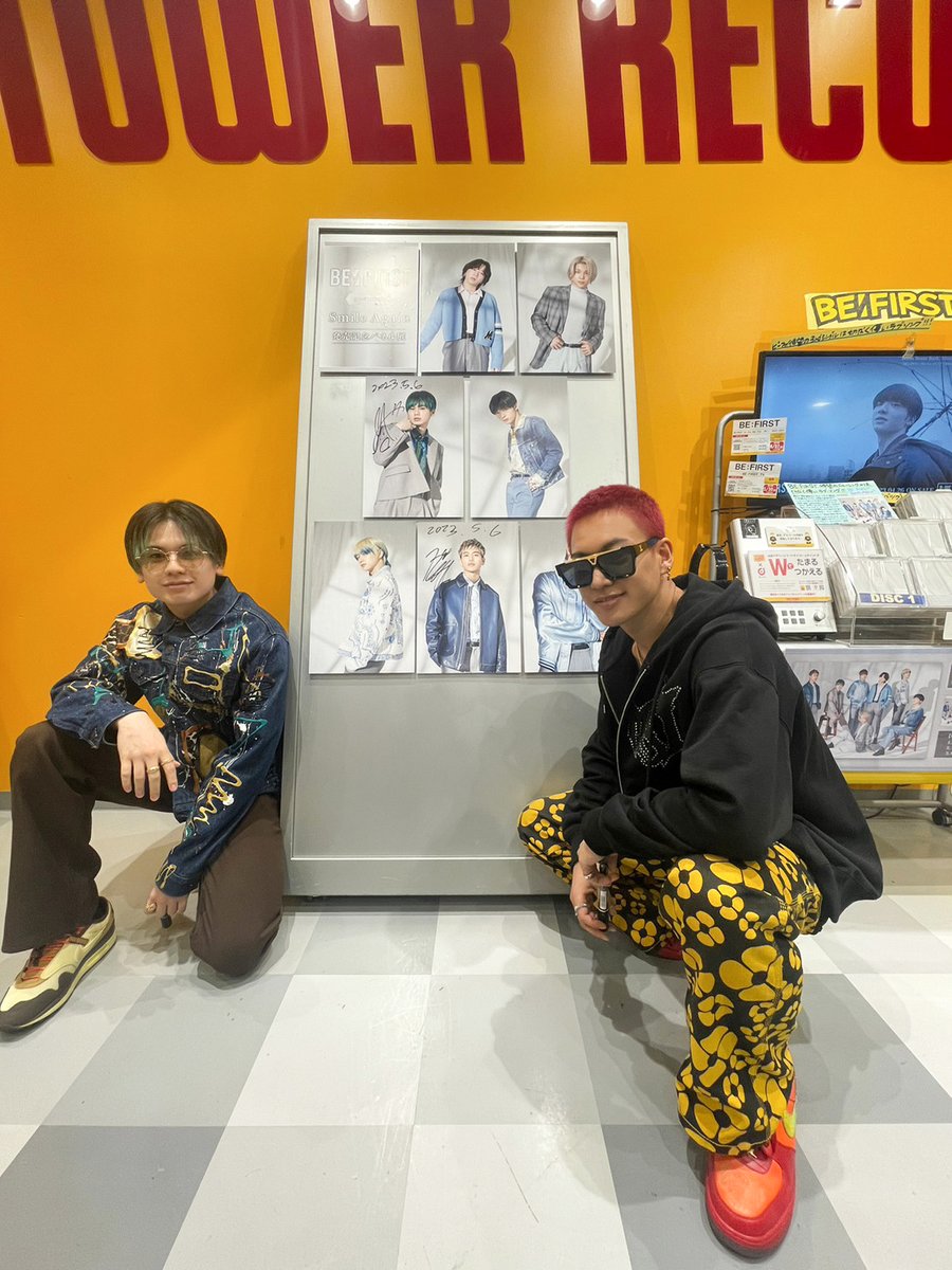 BEFIRST】 広島店にご来店いただいた、 BE:FIRSTのRYOKIさんとMANATO