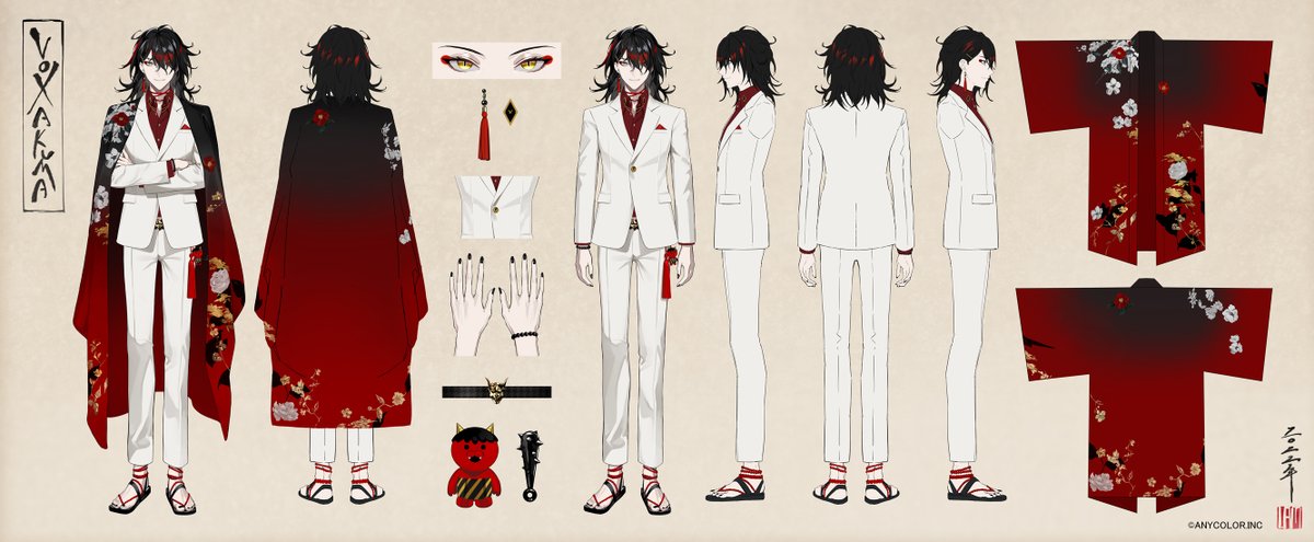 REFERENCE SHEET! 👹 にじさんじENのヴォックス・アクマ ❤️ Name