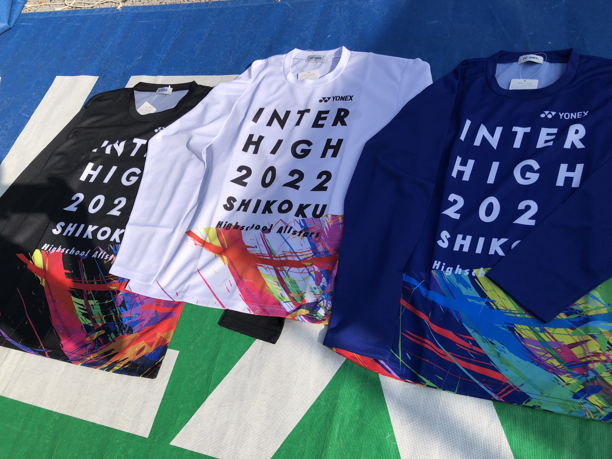YONEX インターハイ Tシャツ YONEX ライラックTシャツ INTER HIGH 2022