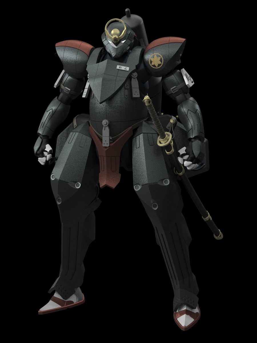 数打劔冑 竜騎兵甲・九〇式 #装甲悪鬼村正 #3DCG