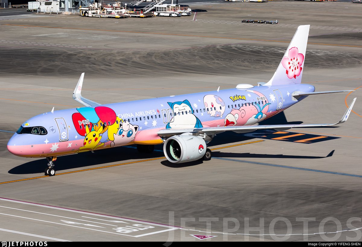CHINA AIRLINES ポケモン jc A321neo チャイナ