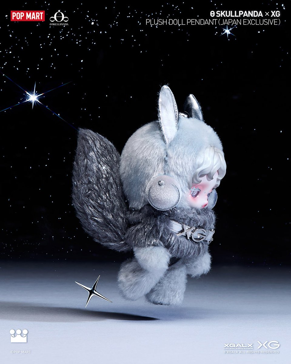 XG、人気アートトイ SKULLPANDA（スカルパンダ）とコラボ