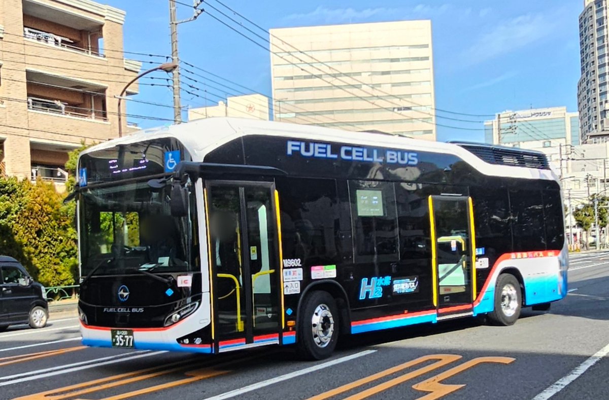 本日登録された京急の水素バスです。3台まとめての登録は最近では