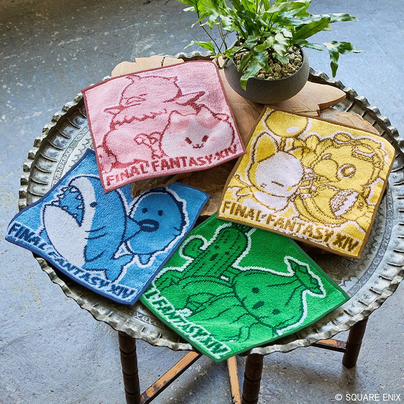 ファイナルファンタジーXIV』から、ハンドタオルが登場！柔らかい