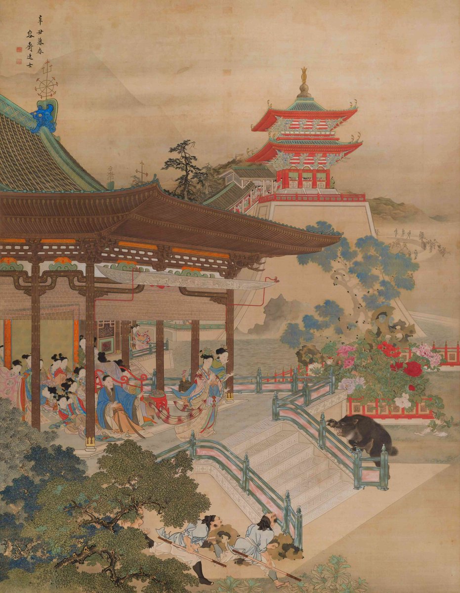 🐻10/4開幕 #未来の国宝 展🐻 チラシに掲載のあの作品は❓ ☞菊池容斎