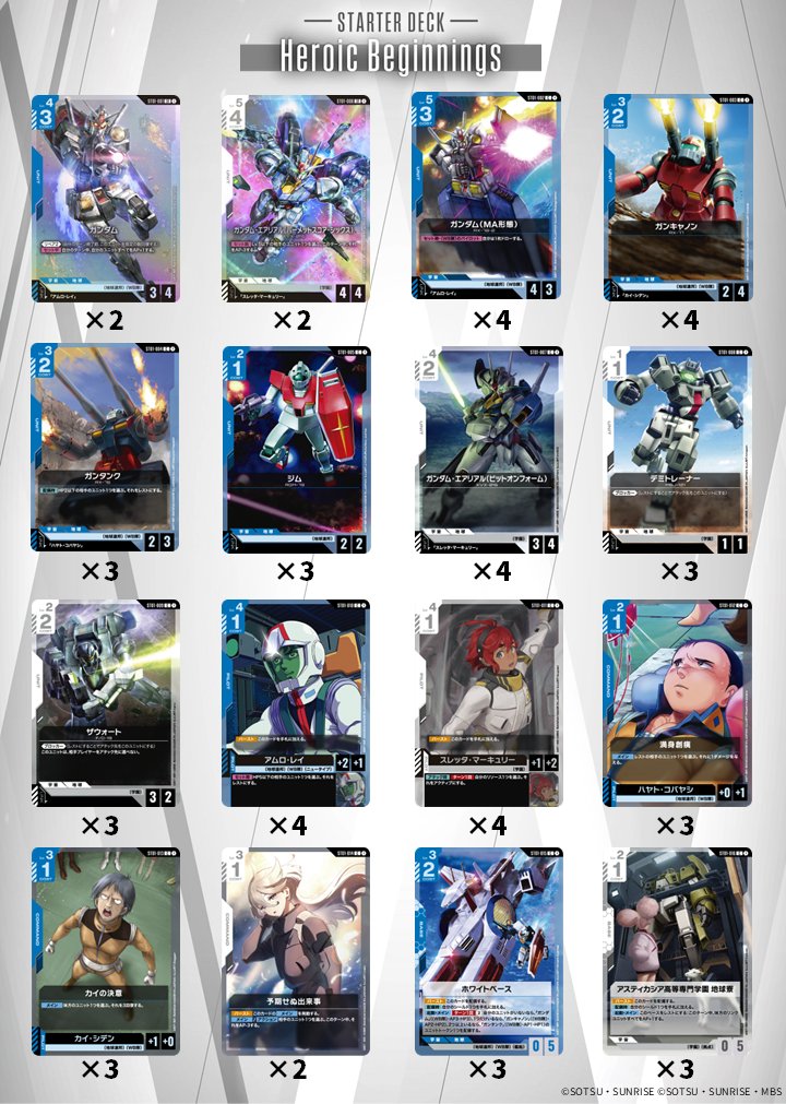 お知らせ】 スタートデッキのカード収録枚数を公開！ スタートデッキ4