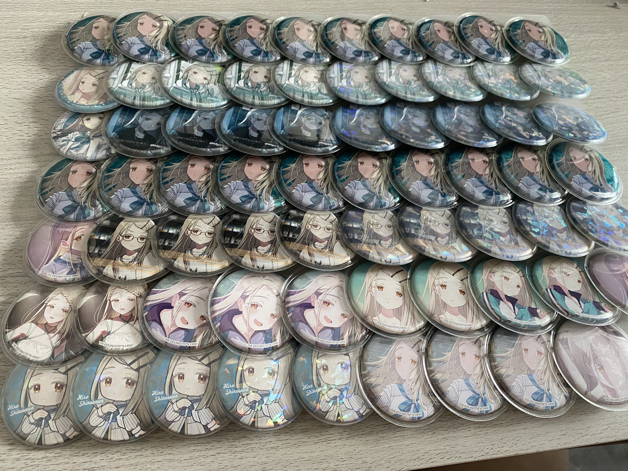 篠澤広 クリスマス缶バッジ20点セット 学園アイドルマスター 学マス