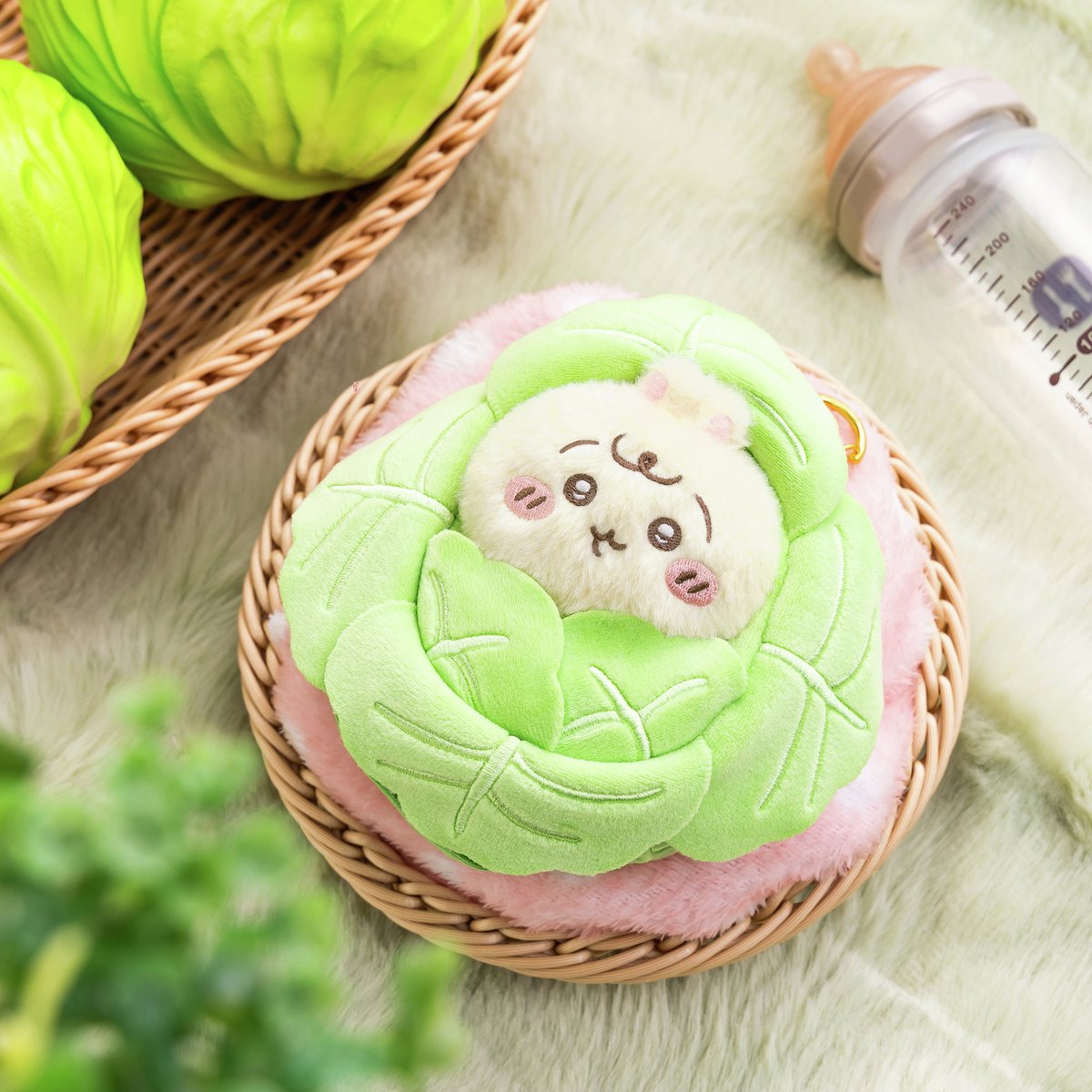 🍼新商品🍼 『Chiikawa Baby キャベツに包まれた #うさぎ マスコット