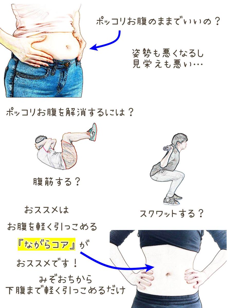 ポッコリお腹のままでいいの？そのままにしておく？ダイエット