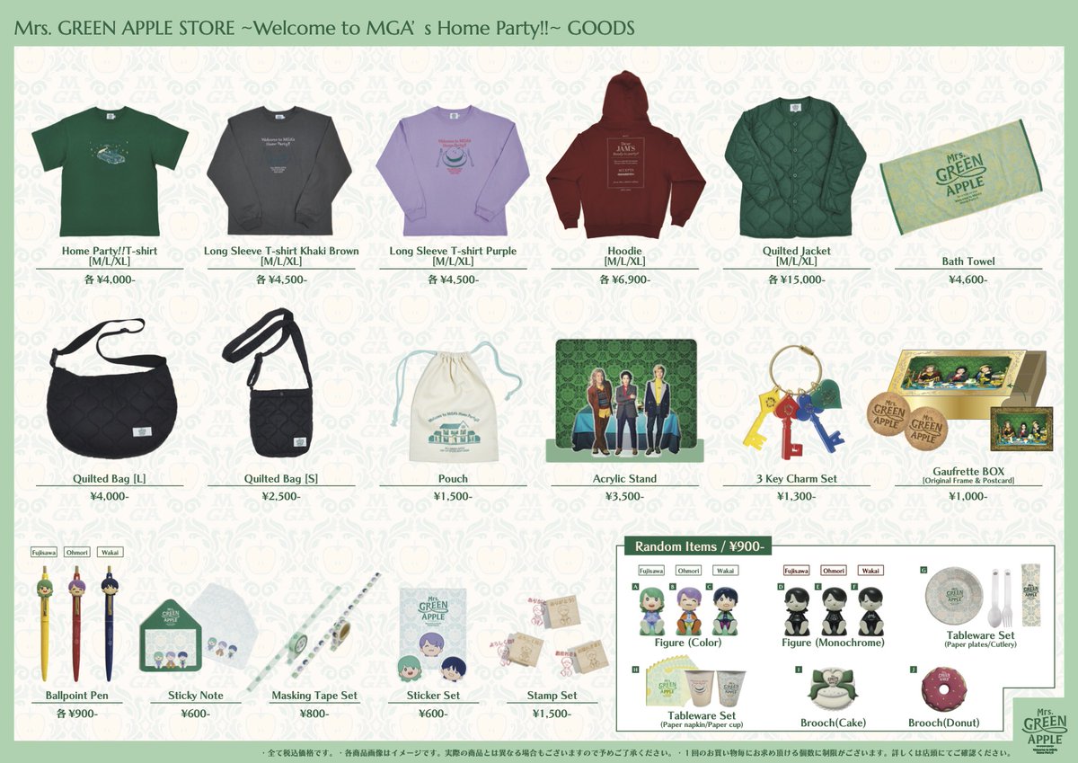 GOODS🍏フルラインナップ発表!!】 お待たせしました！POP-UP STOREの