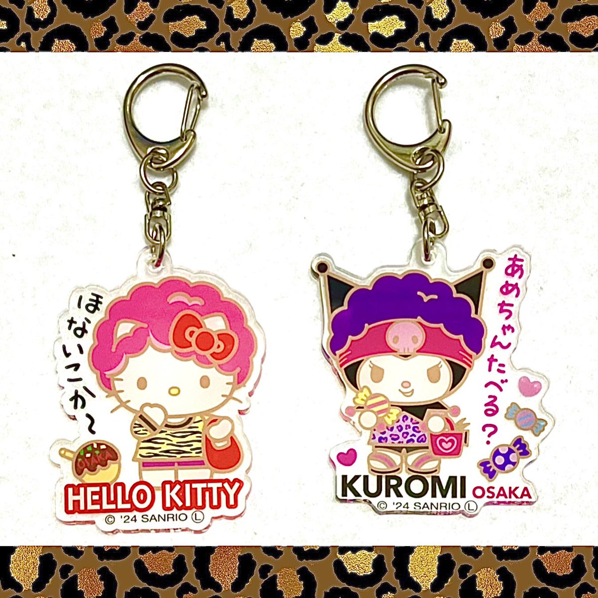 新商品】ご当地キティ&ご当地クロミ 「大阪おばちゃんアクリル