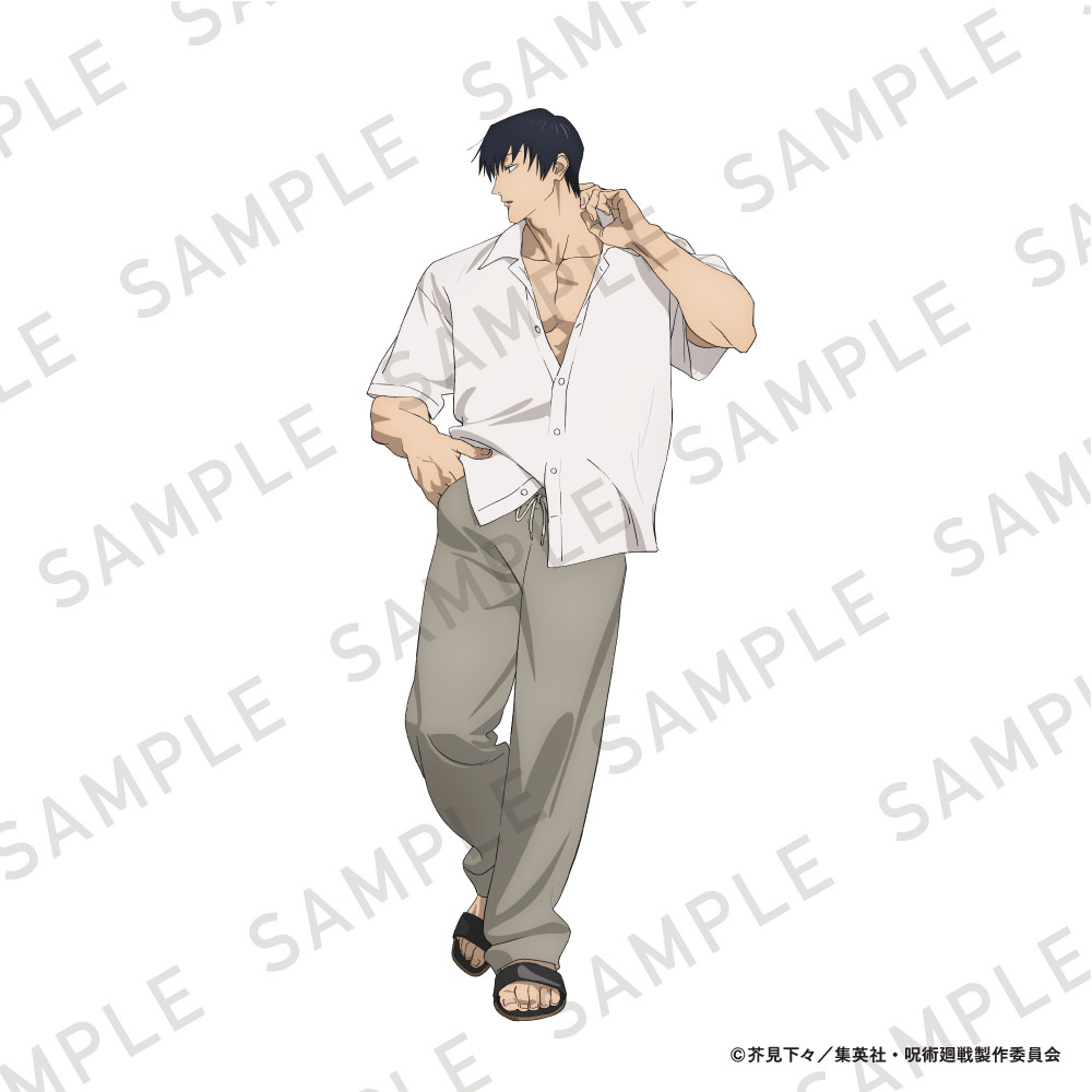 ◤イラスト紹介：伏黒 甚爾◢ 呪術廻戦カフェ2024 懐玉・玉折 グッズや