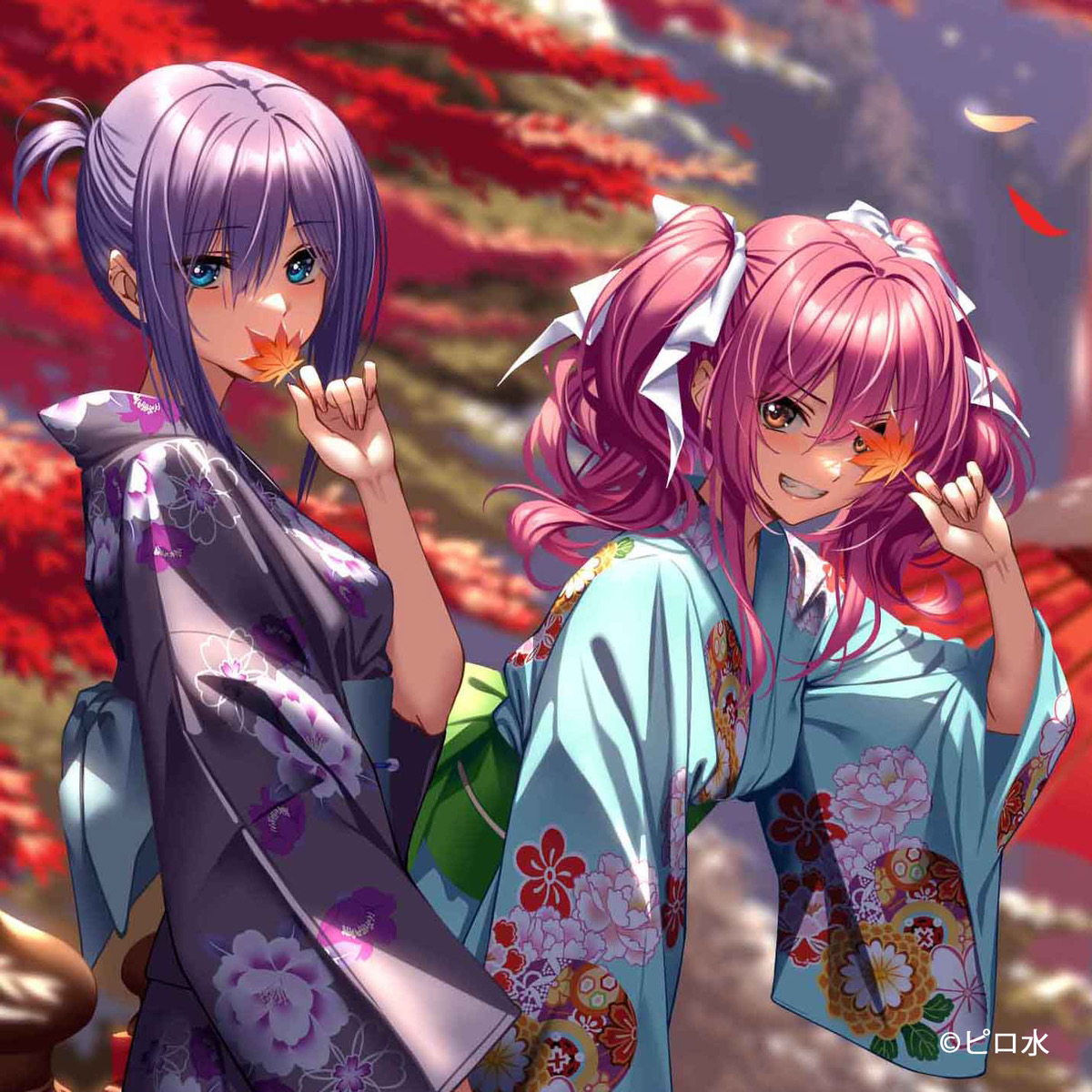 ピロ水新作版画展-はにかみ彼女-】 ／ #ピロ水 先生描きおろしイラスト