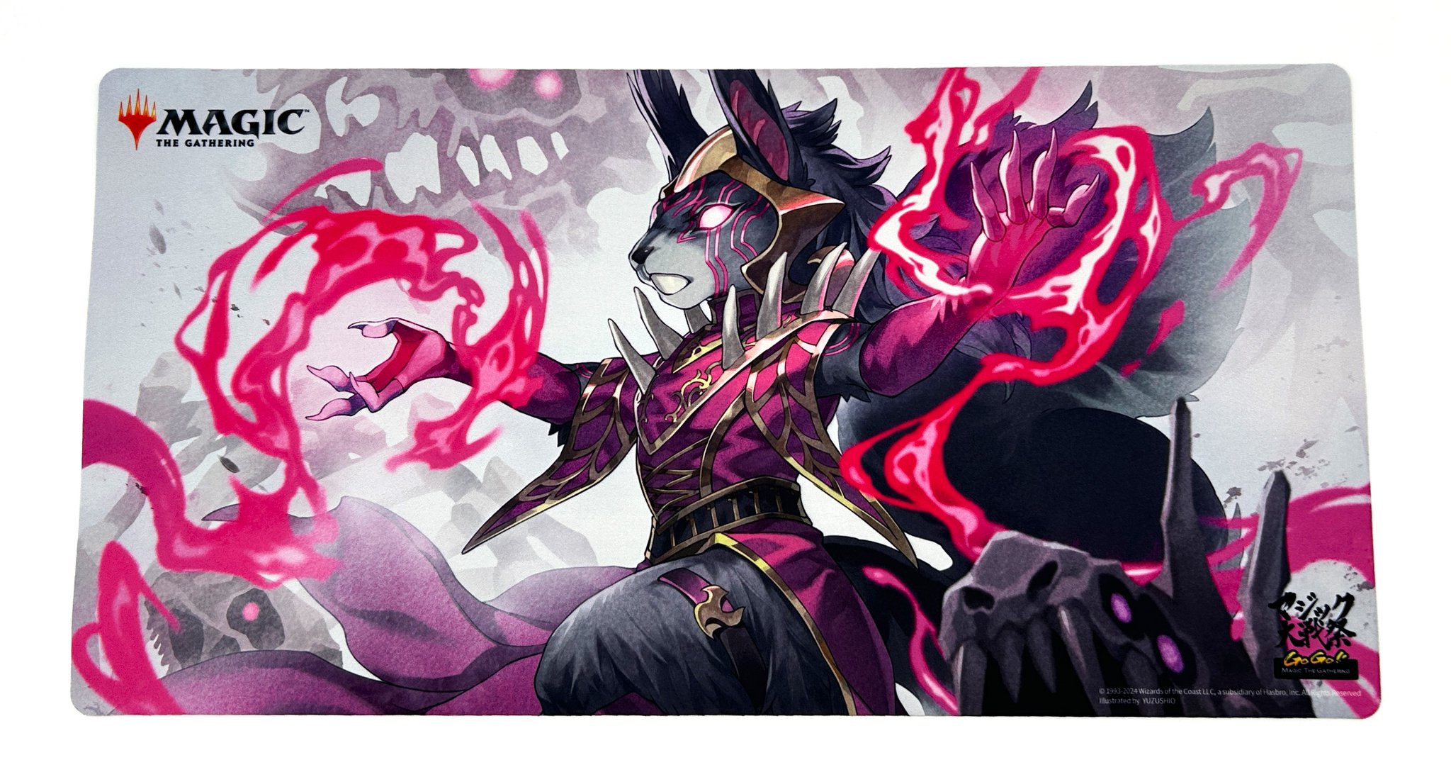 マジック大戦祭 上位賞 闇の領域、リリアナ 箔押しプレイマット 【公式