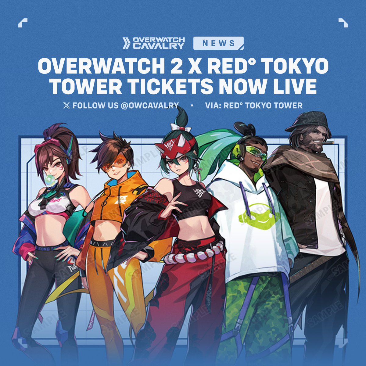 RED° Tokyo Tower x #Overwatch2 Collaboration Event ✨ Be the first