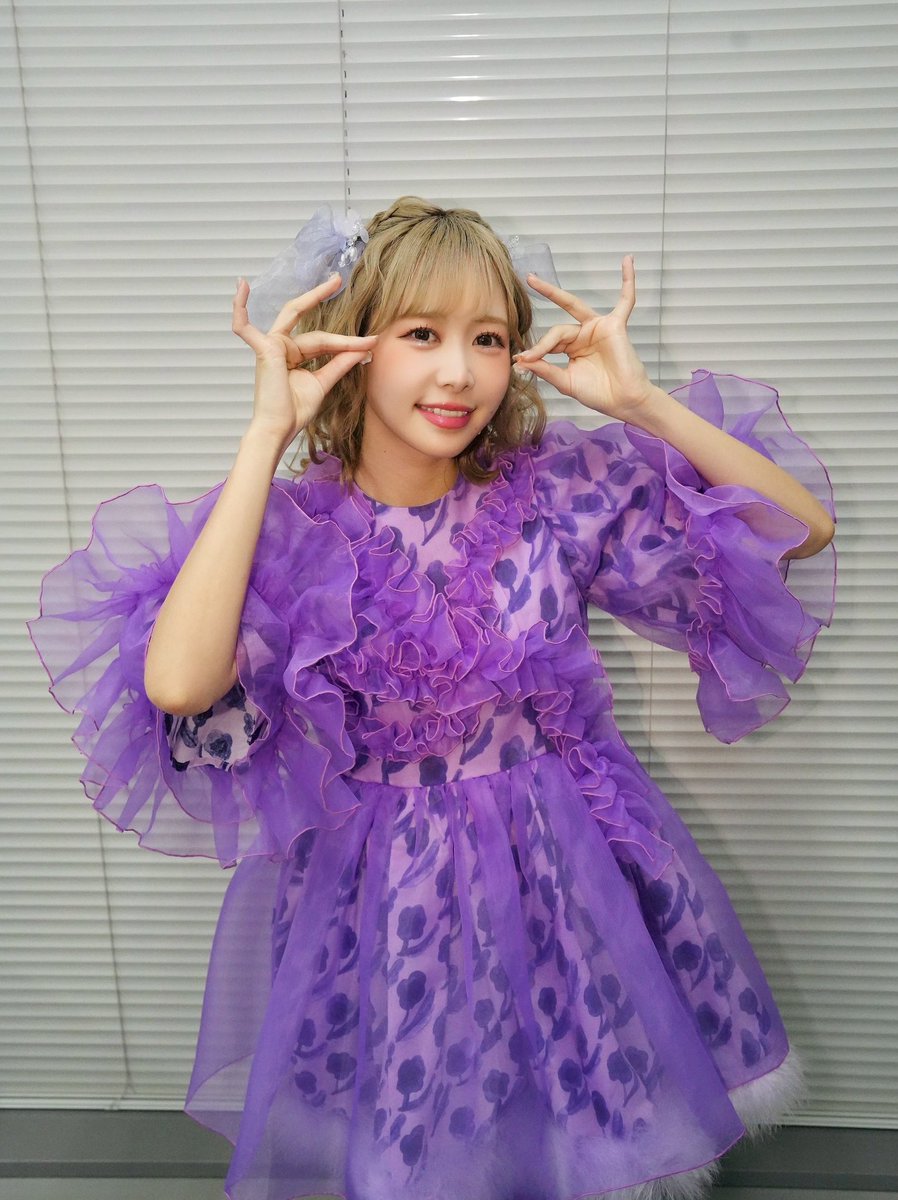 👗FRUITS ZIPPER 新衣装👗 ✨👓メガネ衣装👓✨ 💜仲川瑠夏