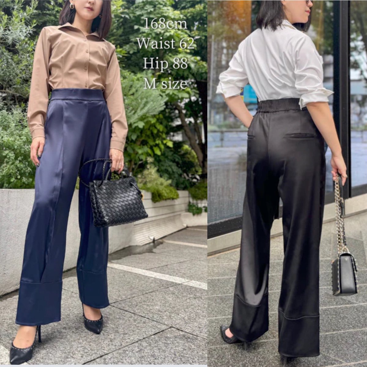 うちのパンツ、ウエストとヒップがほぼフリーサイズでSMLを身長で分け