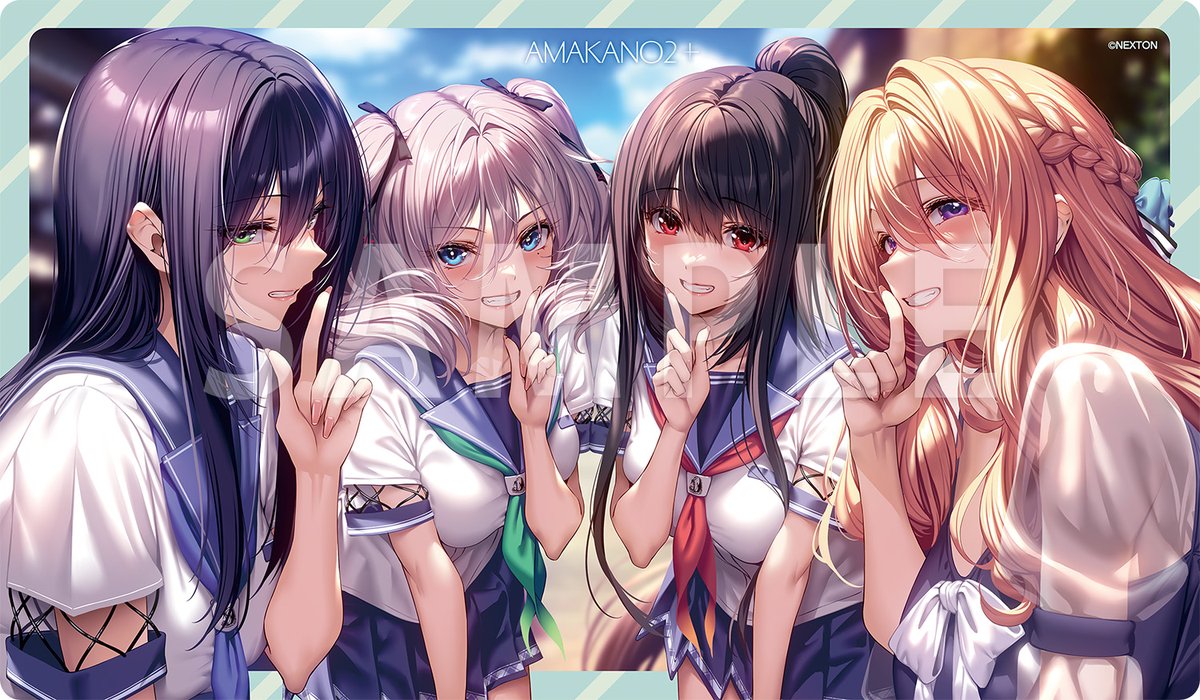 C105 商品紹介15/16 「アマカノ2＋」咲來/ヒロインズ ラバーマット