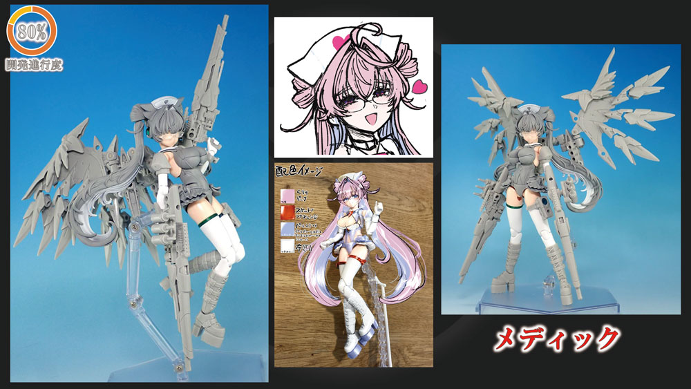 BLOCK2新シリーズ デザイアメイデン レイダー／メディック 商品化