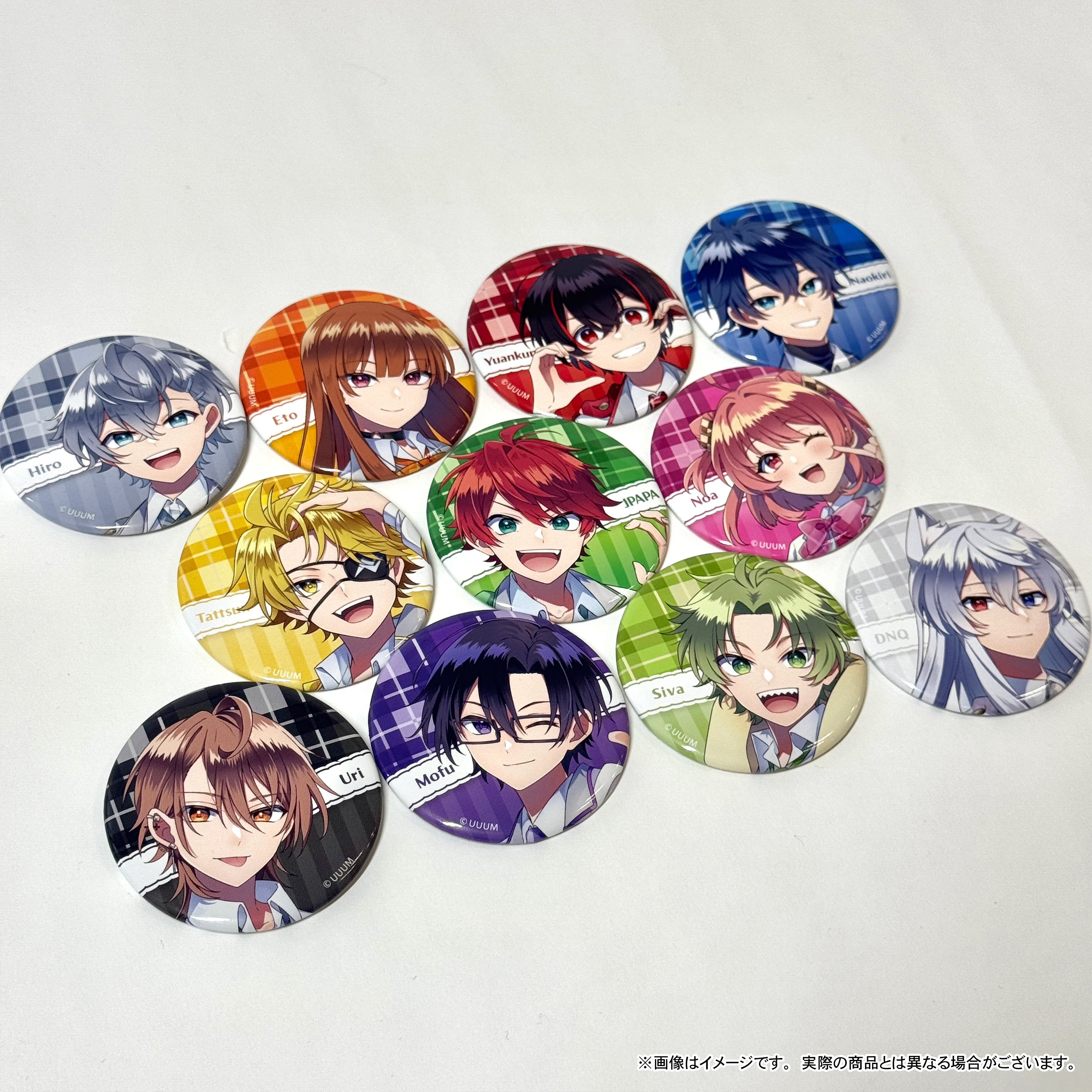 からぴち るな パラぴち 缶バッジ 80個セット カラフルピーチ】から