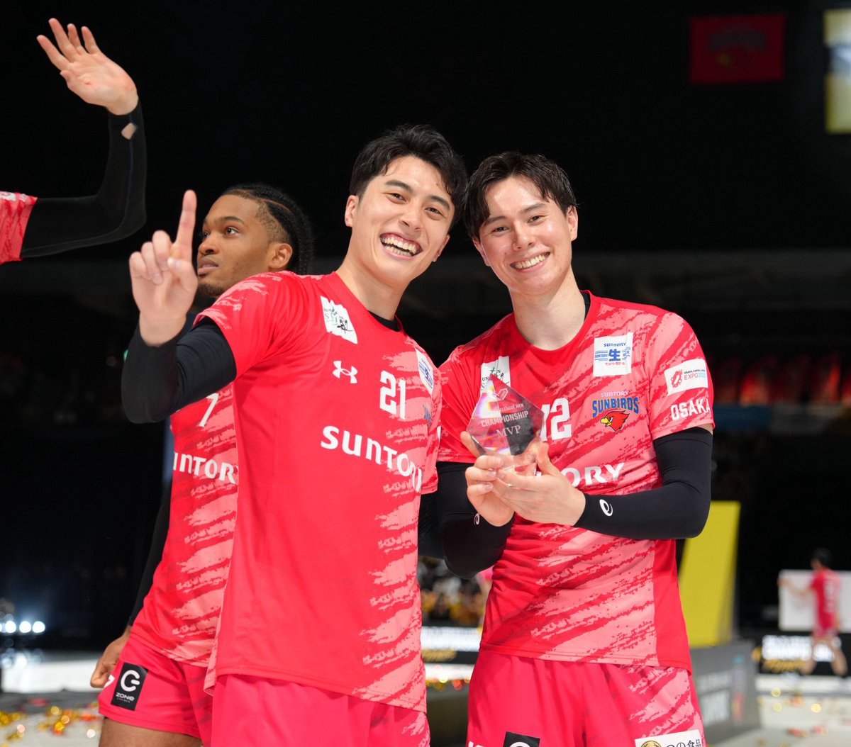 1年間ご声援ありがとうございました‼️ 見事、サントリーサンバーズ