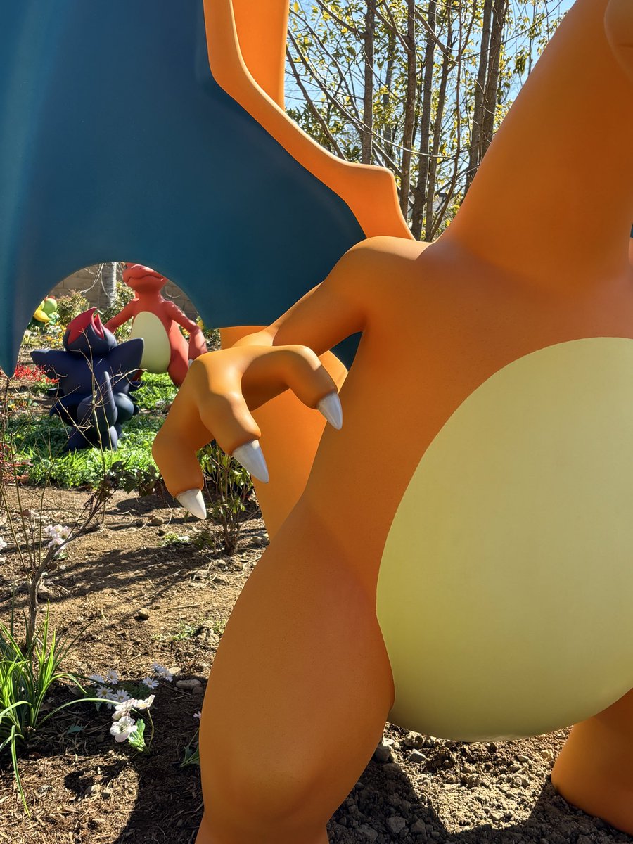 リザードンの全てがかわいい……… #ポケパーク #ポケパークカントー