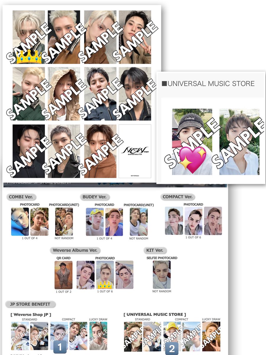 SEVENTEEN セブチ NEW_ 会場限定 特典 CXM ギュチョル ラキドロユニバ