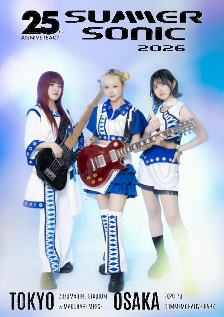 おはTRiDENT🔥 SUMMER SONICにBABYMETALに続いてTHE WARNINGが🎉 THE