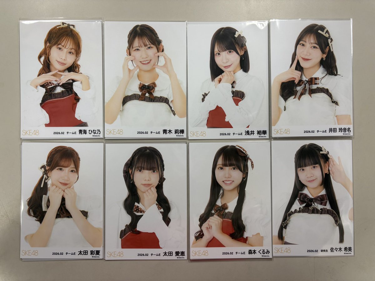 SKE48 2月の月別ランダム生写真 コンプ追加で入荷してますよー‼️‼️‼️