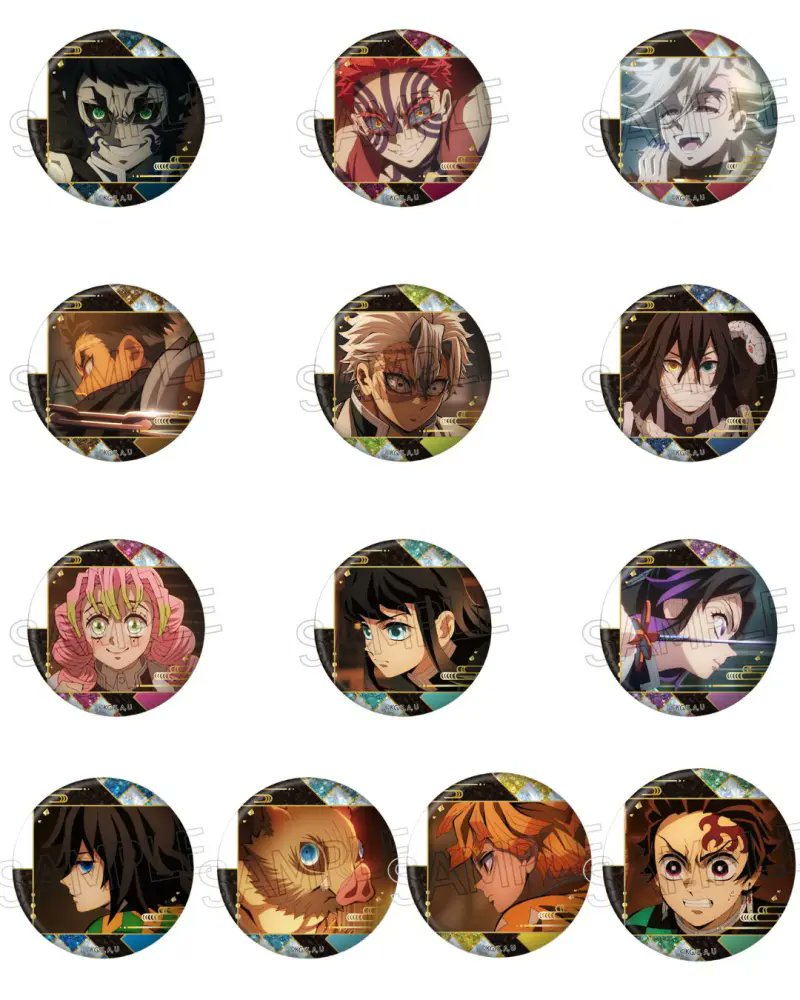 鬼滅の刃 螺鈿風 シリーズ 缶バッジ Vol. 5 【2026年5月発売