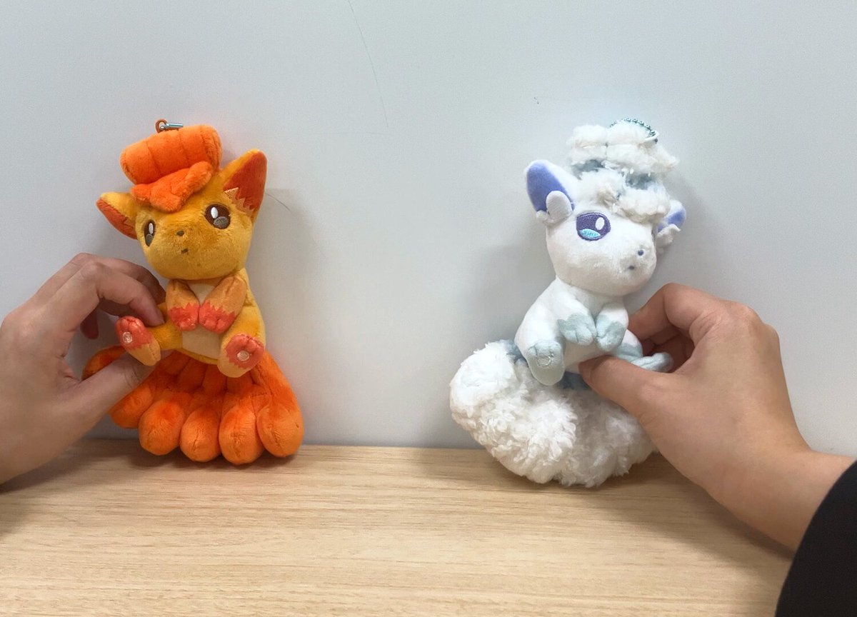ライチュウ＆アローラライチュウ にたものどうし 磁石でくっつくペアマスコット
